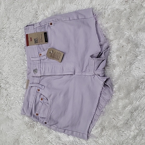 Levi's 501 High Rise Shorts - Picture 3 of 8